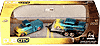 Show product details for Jada Toys Dub City - Chevy Stepside Tow Truck And Chevy Bel Air (1955/1955, 1:64) 15026W1