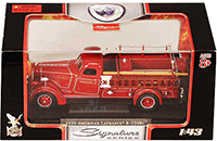 Show product details for Yatming - American LaFrance B-550RC Fire Engine Freeport (1939, 1:43, Red) 43007R