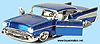 Show product details for Jada Toys Dub City Oldskool - Chevy Bel Air Chopped Top (1957, 1:24, Asstd.) 90237CK