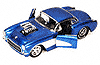 Show product details for Jada Toys Bigtime Muscle - Chevy Corvette Hard Top w/ Engine Blower (1957, 1:24, Asstd.) 91614PD