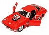Show product details for Jada Toys Bigtime Muscle - Chevy Corvette Stingray Hard Top w/ Engine Blower (1963, 1:24, Asstd.) 91616PT