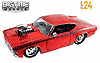 Show product details for Jada Toys Bigtime Muscle - Chevy Chevelle SS Hard Top w/ Engine Blower (1969, 1:24, Asstd.) 91915PT