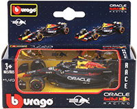 Bburago Formula Racing - Oracle Red Bull Racing RB20 Max Verstappen #1 Champion Formula One F1 (2024) (1/43 scale diecast model car, Black) 01933/1