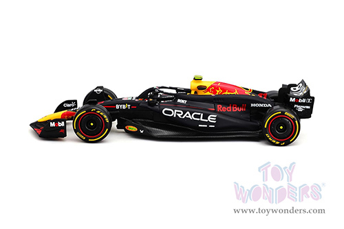 Bburago Formula Racing - 36-Pack Oracle Red Bull Racing RB20 Sidekick Formula One F1 (2024) with Power Wing (1/43 scale diecast model car, Black) 01933-RBULL