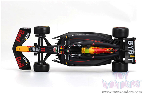 Bburago Formula Racing - 36-Pack Oracle Red Bull Racing RB20 Sidekick Formula One F1 (2024) with Power Wing (1/43 scale diecast model car, Black) 01933-RBULL