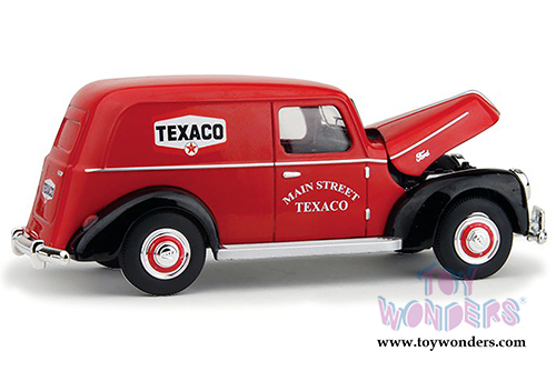 Texaco - Texaco Ford Panel Van (1940, 1/18 scale diecast model car, Red w/Black) 0606R