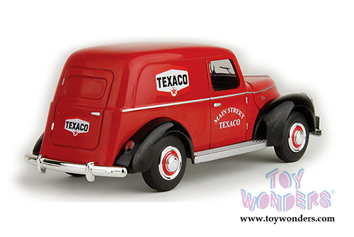 Texaco - Texaco Ford Panel Van (1940, 1/32 scale diecast model car, Red w/Black) 0611R