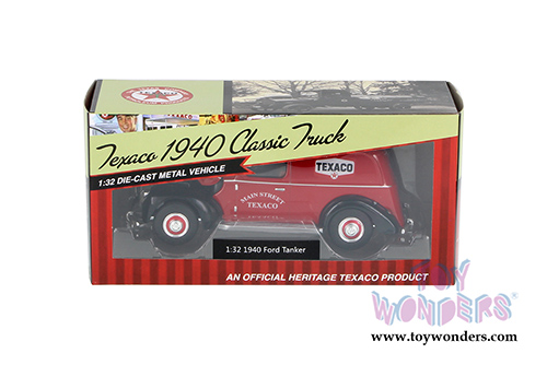 Texaco - Texaco Ford Panel Van (1940, 1/32 scale diecast model car, Red w/Black) 0611R