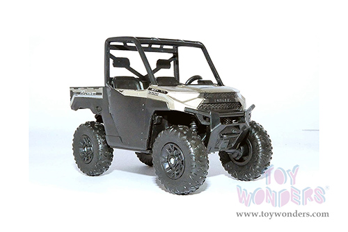New Ray - Mini Polaris Ranger XP1000 EPS (4", diecast model car, Black/Beige) 07353