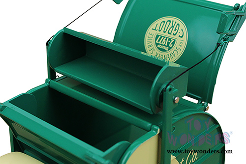 First Gear - C. Groot Company Mack L Vintage Garbage Truck (1/34 scale diecast model car, Green/Cream) 10-4064