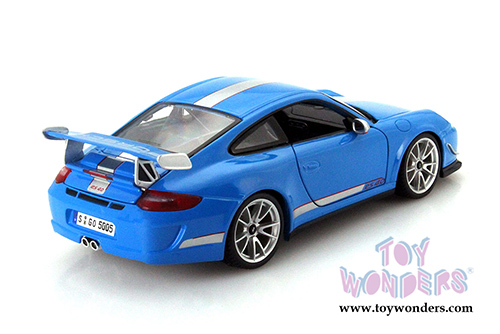 BBurago - Porsche 911 GT3 RS 4.0 Hardtop (1/18 scale diecast model car, Blue) 11036BU