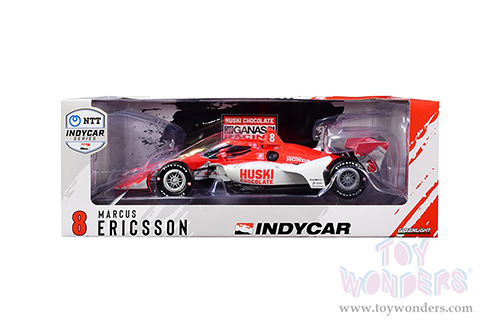 11134 Greenlight 2021 NTT IndyCar Series #8 Marcus Ericsson Chip Ganassi Racing model diecast car window box package