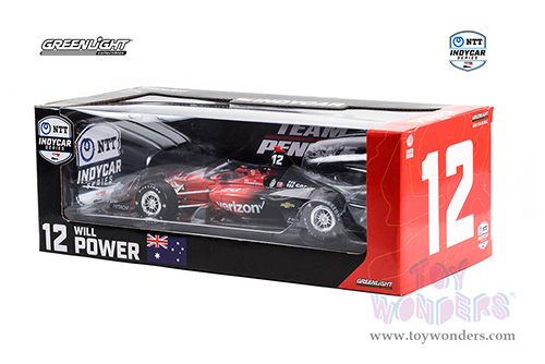 11147 Greenlight 2022 NTT IndyCar Series #12 Will Power Team Penske model diecast car window box package