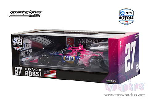 11151 Greenlight 2022 NTT IndyCar Series #27 Alexander Rossi Andretti Autosport model diecast car window box package