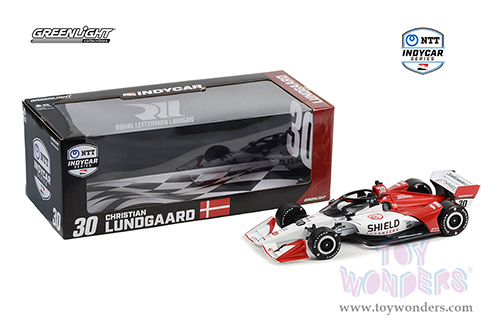 11155 Greenlight 2022 NTT IndyCar Series #30 Christian Lundgaard Rahal Letterman Lanigan Racing model diecast car