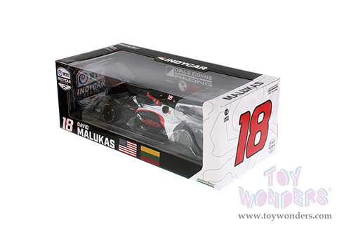 11158 Greenlight 2022 NTT IndyCar Series #18 David Malukas Dale Coyne Racing model diecast car