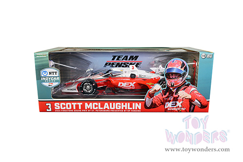 11165 Greenlight 2022 NTT IndyCar Series #3 Scott McLaughlin Team Penske model diecast car window box package