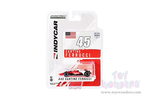 Greenlight - NTT IndyCar Series #45 Santino Ferrucci / Rahal Letterman Lanigan Racing, Hy-Vee (2021, 1/64 scale diecast model car, Red/White) 11521/48