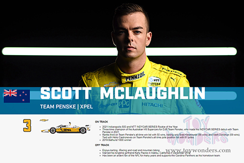 11543/48 Greenlight 2022 NTT IndyCar Series #3 Scott McLaughlin Team Penske model diecast car