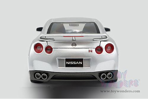Bburago - Nissan GTR Hard Top (2009, 1/18 scale diecast model car, Silver) 12079SV