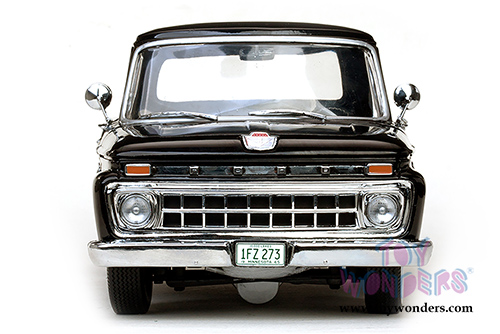 Sun Star USA - Ford F-100 Custom Cab Pickup (1965, 1/18 scale diecast model car, Raven Black) 1273BK