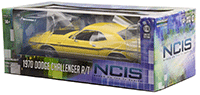 Greenlight Hollywood - Dodge Challenger R/T NCIS (2003-Current TV Series) (1970, 1/18 scale diecast model car, Yellow) 12845