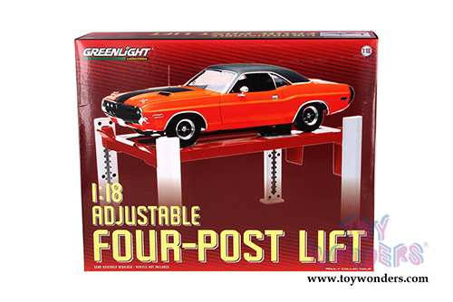12888 Greenlight Four Post Lift model diecast accessory