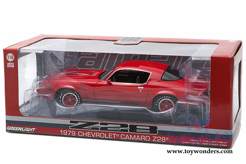 Greenlight - Chevrolet Camaro Z28 (1979, 1/18 scale diecast model car, Red) 12901