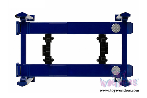 Greenlight  - Four Post Lift Chevrolet Edition (1/18 scale diecast model accessory, Blue/Gold) 12918