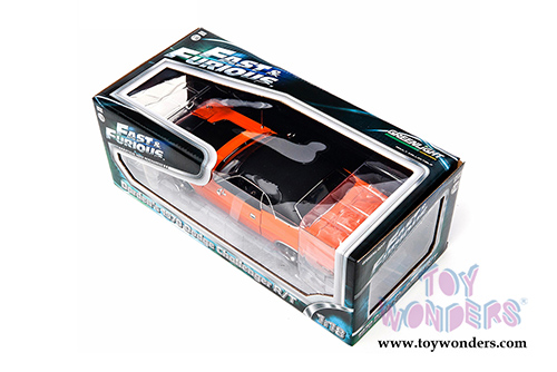 Greenlight Fast & Furious - Darden's Dodge Challenger Hard Top (1970, 1/18 scale diecast model car, Orange) 12947