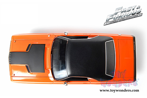 Greenlight Fast & Furious - Darden's Dodge Challenger Hard Top (1970, 1/18 scale diecast model car, Orange) 12947