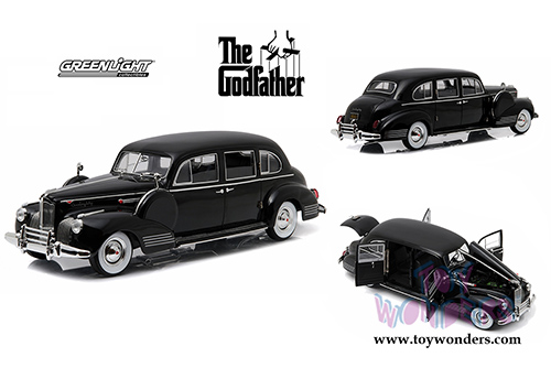Greenlight - The Godfather Packard Super Eighty One - Eighty Hardtop (1941, 1/18 scale diecast model car, Black) 12948