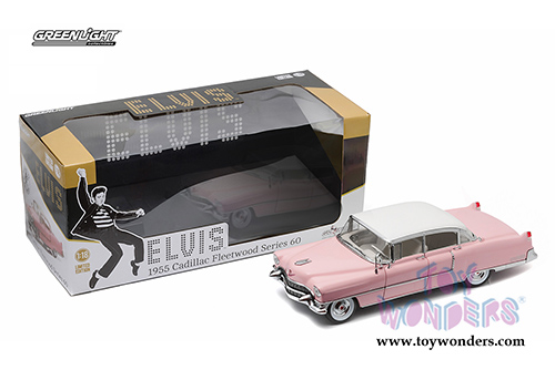 Greenlight - Elvis Presley's Cadillac Fleetwood&trade; Series 60 Hardtop (1955, 1:18 scale diecast model car, Pink) 12950