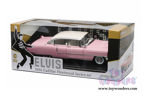 Greenlight - Elvis Presley's Cadillac Fleetwood&trade; Series 60 Hardtop (1955, 1:18 scale diecast model car, Pink) 12950
