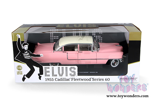 Greenlight - Elvis Presley's Cadillac Fleetwood&trade; Series 60 Hardtop (1955, 1:18 scale diecast model car, Pink) 12950