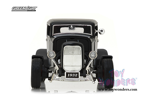 Greenlight - Custom Ford Hot Rod (1932, 1/18 scale diecast model car, Matte Black) 12975