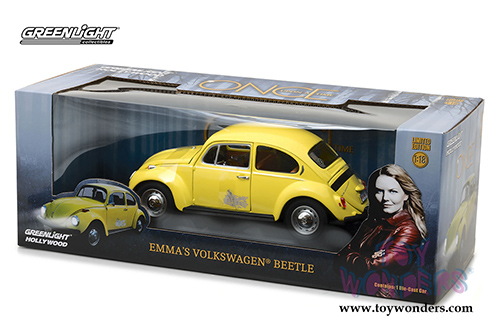 Greenlight Hollywood - Emma's Volkswagen Beetle | Once Upon A Time TV series (1/18 scale diecast model car, Yellow) 12993