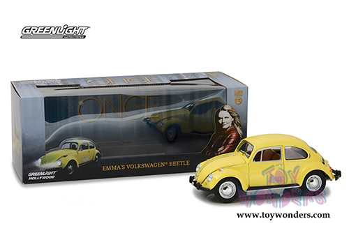 Greenlight Hollywood - Emma's Volkswagen Beetle | Once Upon A Time TV series (1/18 scale diecast model car, Yellow) 12993