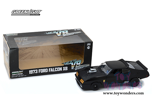 Greenlight Hollywood - Last of the V8 Interceptors Ford Falcon XB Hardtop (1973, 1/18 scale diecast model car, Black) 12996