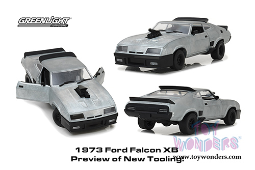 Greenlight Hollywood - Last of the V8 Interceptors Ford Falcon XB Hardtop (1973, 1/18 scale diecast model car, Black) 12996