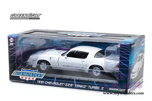 Greenlight Yenko - Chevrolet Z28 Yenko&trade; Turbo Z Hardtop (1981, 1/18 scale diecast model car, White) 12998