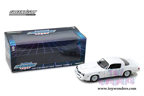 Greenlight Yenko - Chevrolet Z28 Yenko&trade; Turbo Z Hardtop (1981, 1/18 scale diecast model car, White) 12998
