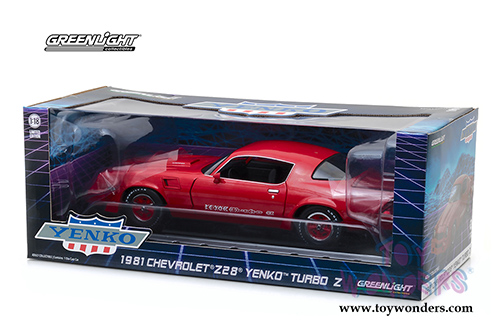 Greenlight Yenko - Chevrolet&reg; Z28&reg; Yenko&trade; Turbo Z Hard Top (1981, 1/18 scale diecast model car, Red) 12999