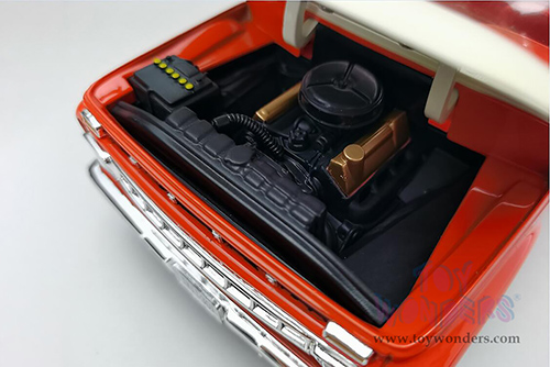 Sun Star - Ford F-100 Custom Cab Pickup (1965, 1/18 scale diecast model car, Orange/Cream) 1301