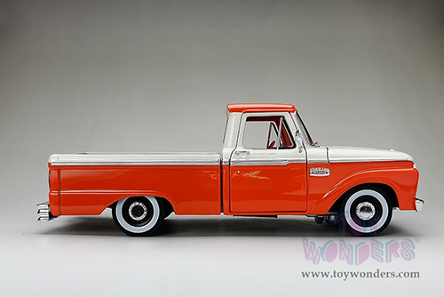 Sun Star - Ford F-100 Custom Cab Pickup (1965, 1/18 scale diecast model car, Orange/Cream) 1301