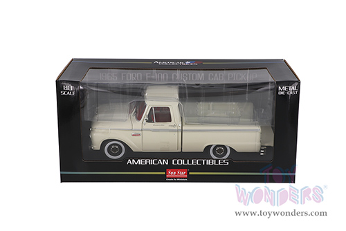 Sun Star - Ford F-100 Custom Cab Pickup (1965, 1/18 scale diecast model car, White) 1302