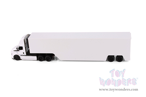 Kinsmart - Freightliner eCascadia with Container (1/62 scale diecast model car, White) 1303DW