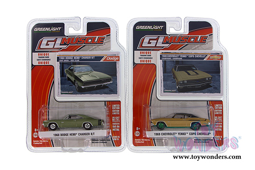Greenlight - GL Muscle Series 15 Assortment (1/64 scale diecast model car, Asstd.) 13150/48