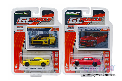 Greenlight - GL Muscle Series 16 Assortment (1/64 scale diecast model car, Asstd.) 13160/48