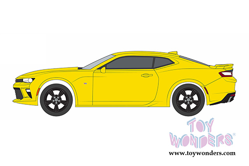 Greenlight - GL Muscle Series 16 - Chevrolet Camaro SS Hard Top (2016, 1/64 scale diecast model car, Bright Yellow) 13160E/48